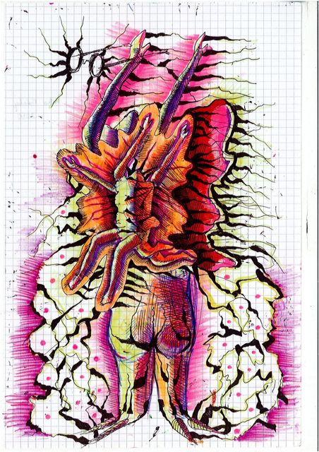 ballpoint and colour, spring 2023