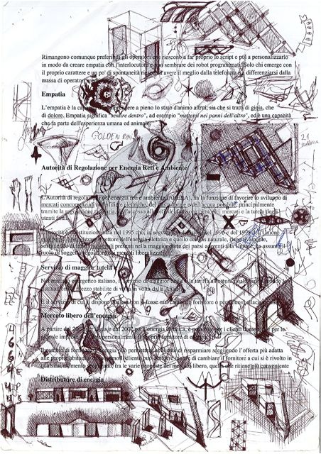 drawings on paperwork