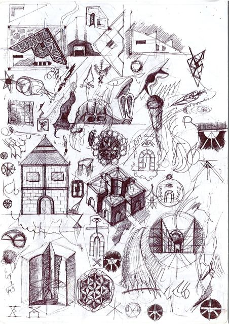 drawings on paperwork